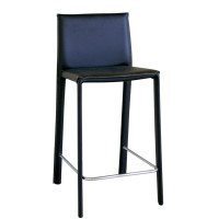 Baxton Studio Counter Stool Black ALC-1822A-65 Black Set of 2